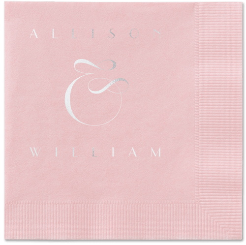 Nouveau Connection Napkin, Grey, Blush