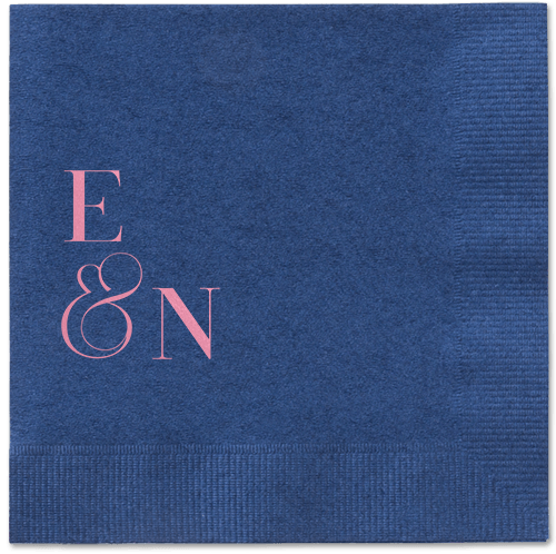 Arched Rehearsal Napkin, Pink, Navy, blush