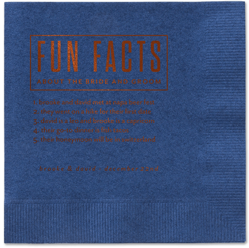 Cherished Chapters Napkins, Brown, Navy, Mocha