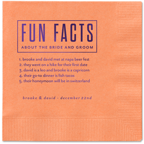 Cherished Chapters Napkins, Purple, Coral, Purple