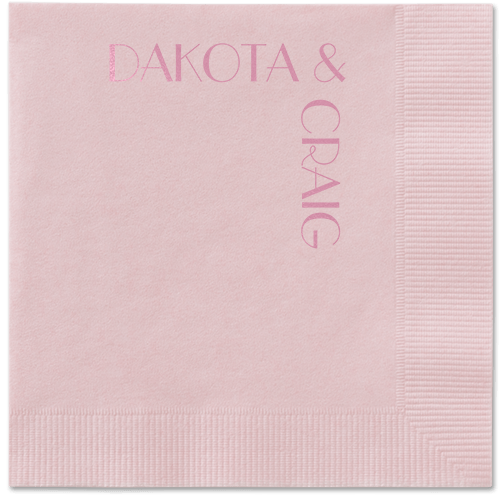 Enchanted Event Napkin, Pink, Blush, blush