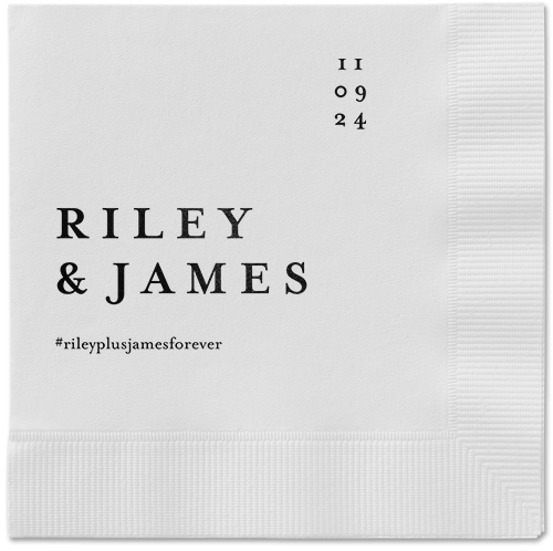 Weathered Wash Napkin, Black, White, black