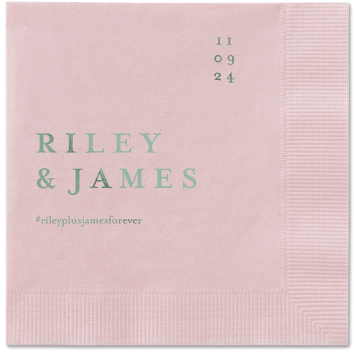 Weathered Wash Napkin, Green, Blush, sage