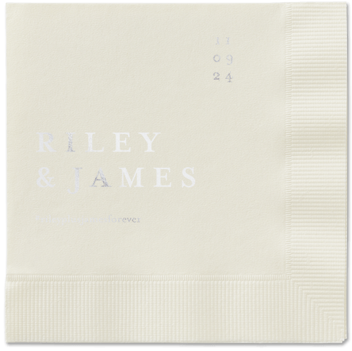 Weathered Wash Napkin, Grey, Ecru