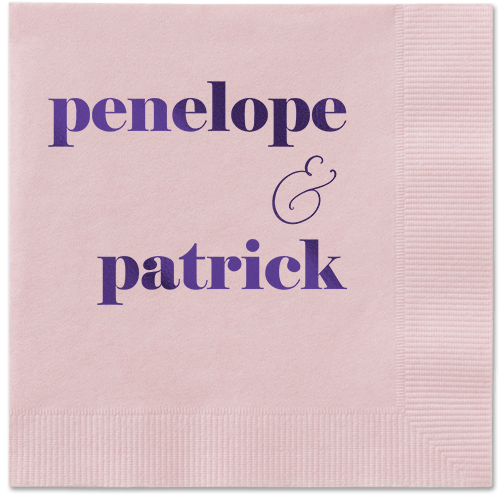 Winsome Wanderlust Napkin, Purple, Blush, purple