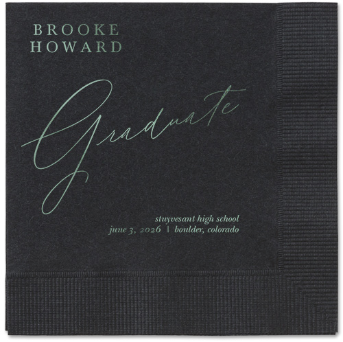 Torn Textures Napkin, Blue, Black, royal