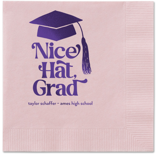 Nice Cap Napkin, Purple, Blush, purple