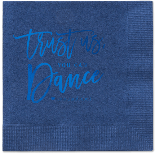 Dance Along Napkins, Blue, Navy