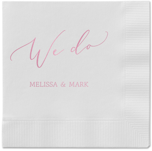 Snapshot Serenity Napkin, Pink, White, blush