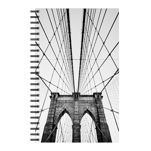 Brooklyn Bridge 5x8 Notebook, 5x8, Multicolor