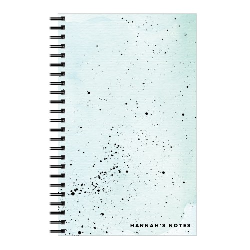 Splatters 5x8 Notebook, 5x8, Blue