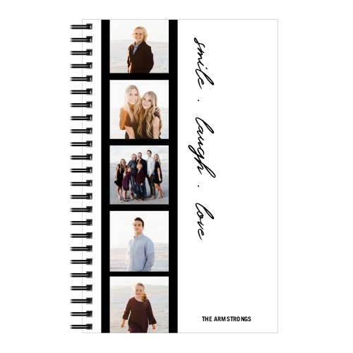 Filmstrip Script 5x8 Notebook, 5x8, White