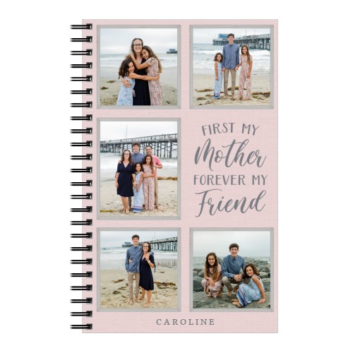 First Forever Friend 5x8 Notebook, 5x8, Pink
