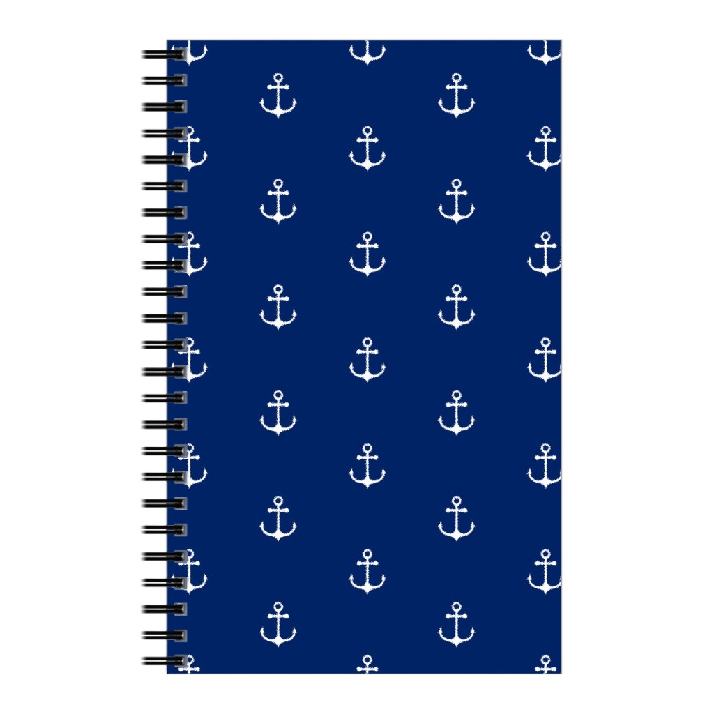 Anchor - Cobalt Blue Notebook, 5x8, Blue