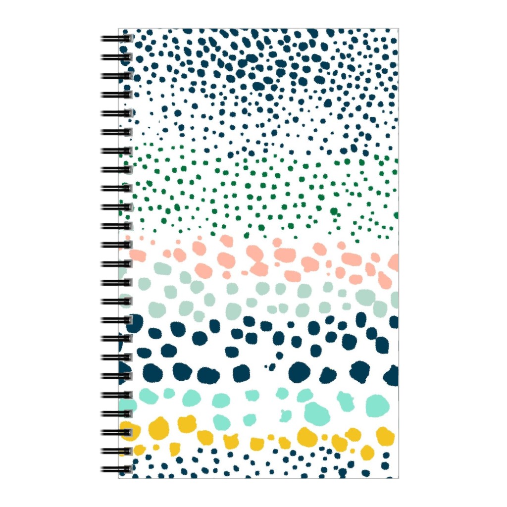 Little Textured Dots - Multi Notebook, 5x8, Multicolor