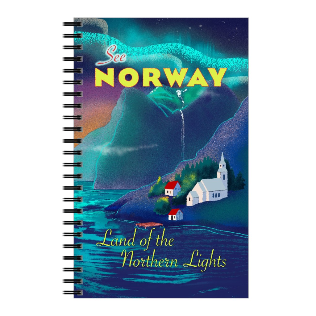 See Norway Notebook, 5x8, Multicolor