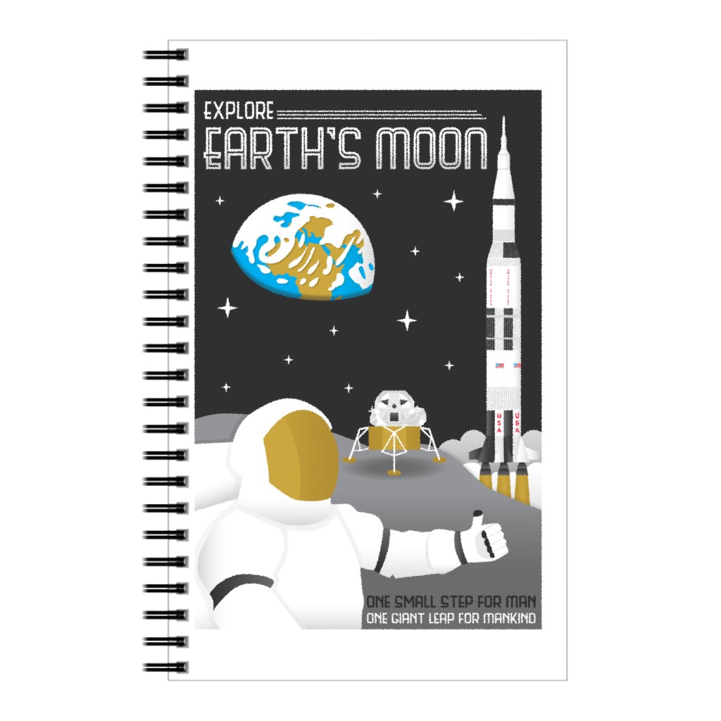 Explore Earth's Moon - Multi Notebook | Shutterfly