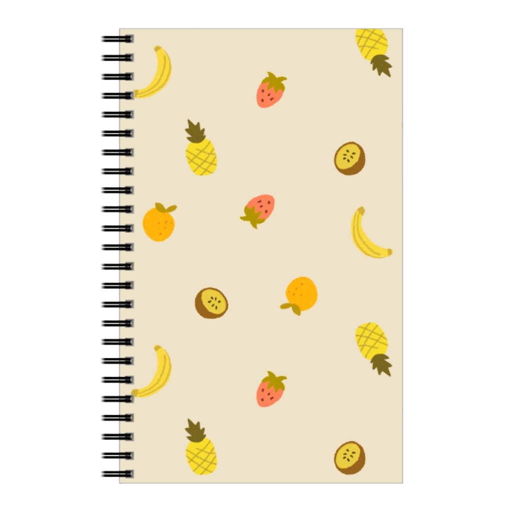 Tropical Fruit - Yellow Notebook, 5x8, Yellow