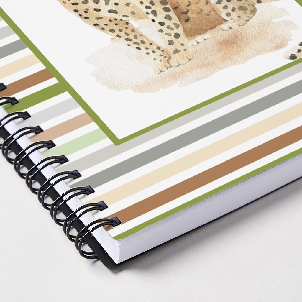 Jungle Safari Animals and Stripes Leopard Notebook Shutterfly