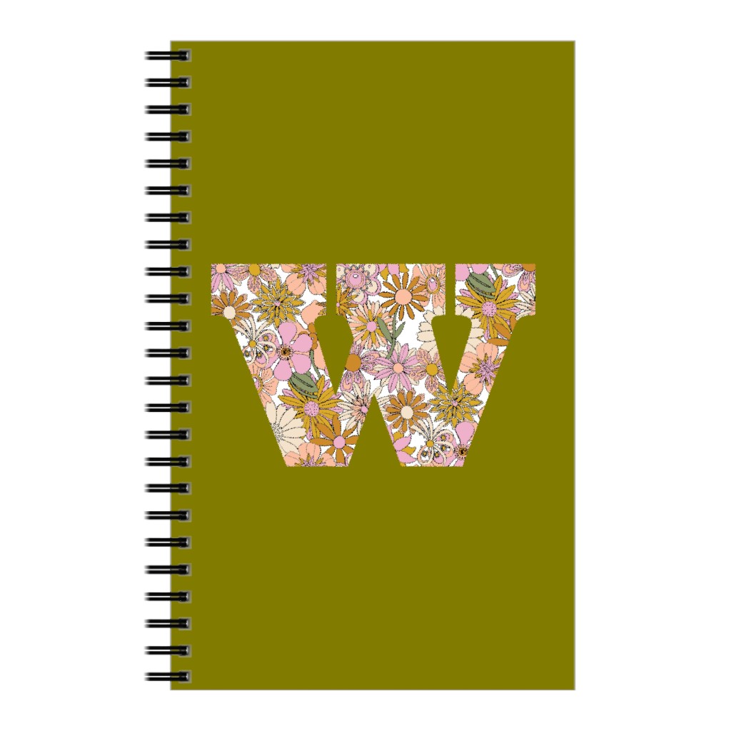 Chelsea Initial W Notebook | Shutterfly