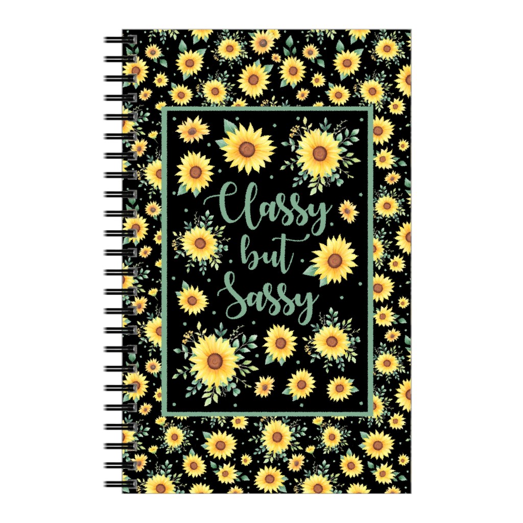 Classy but Sassy Notebook, 5x8, Multicolor