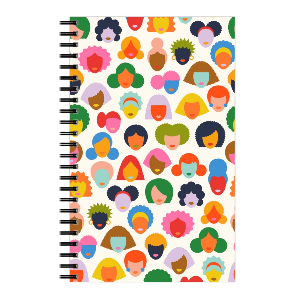 Women Together Beautiful Forever Notebook, 5x8, Multicolor