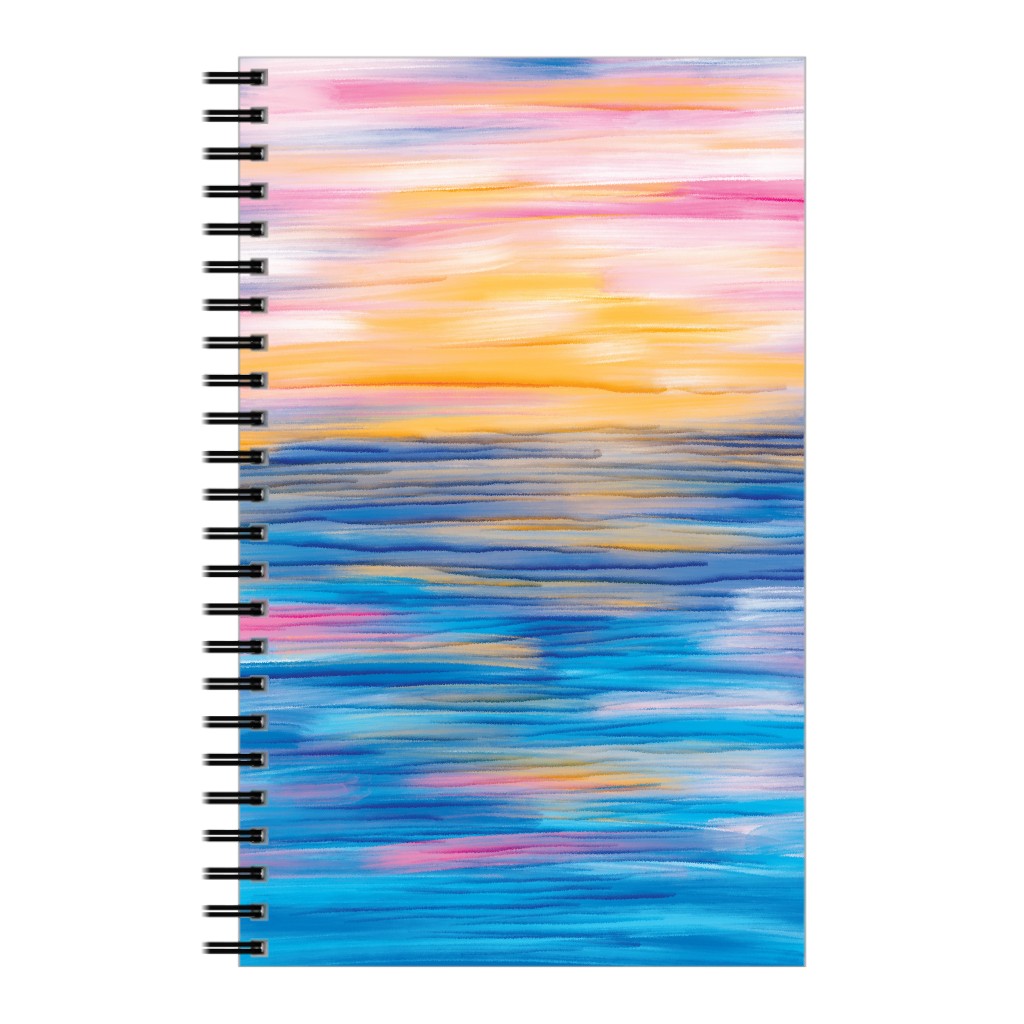 Abstract Sunset Over Water - Multi Notebook, 5x8, Multicolor