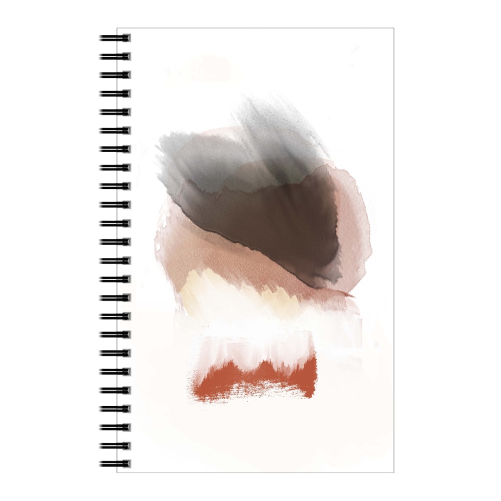 Abstract Sunset - Neutral Notebook, 5x8, Pink, Bright Pink