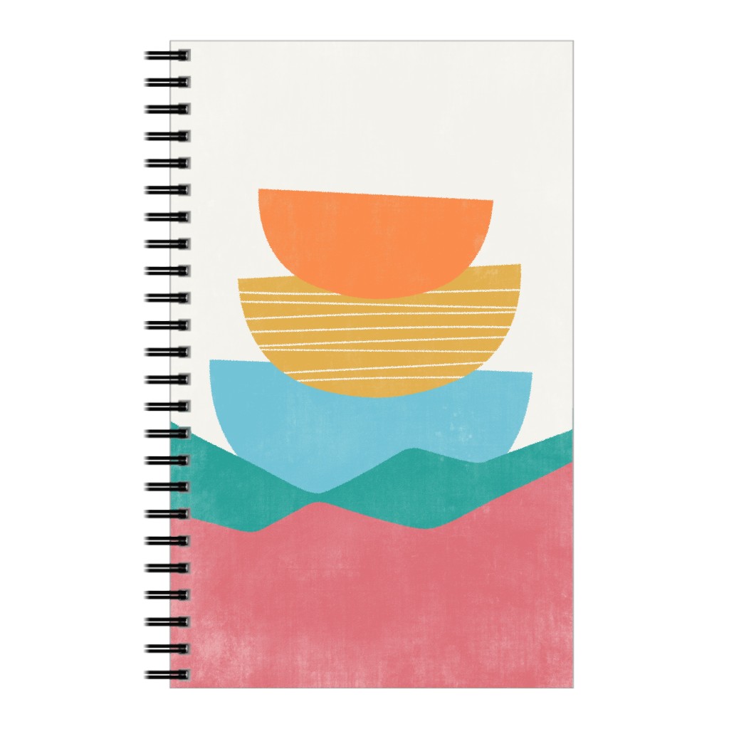 Flourish Abstract - Multi Notebook, 5x8, Multicolor