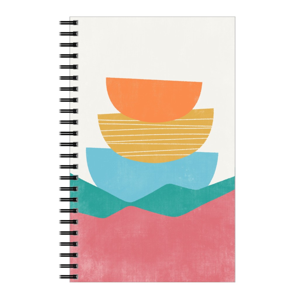 Flourish Abstract - Multi Notebook, 5x8, Multicolor