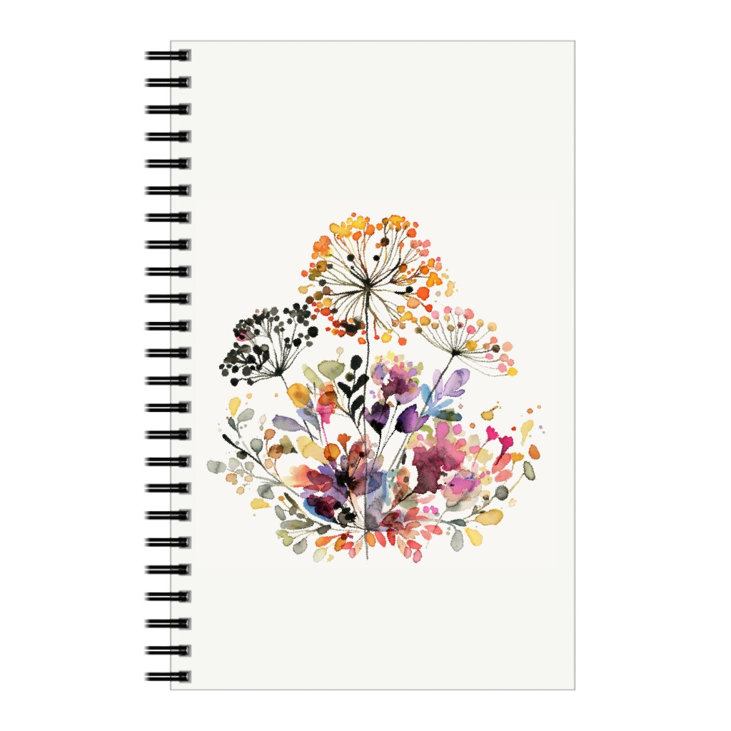 Wild Florals & Grasses - Multi Notebook, 5x8, Multicolor