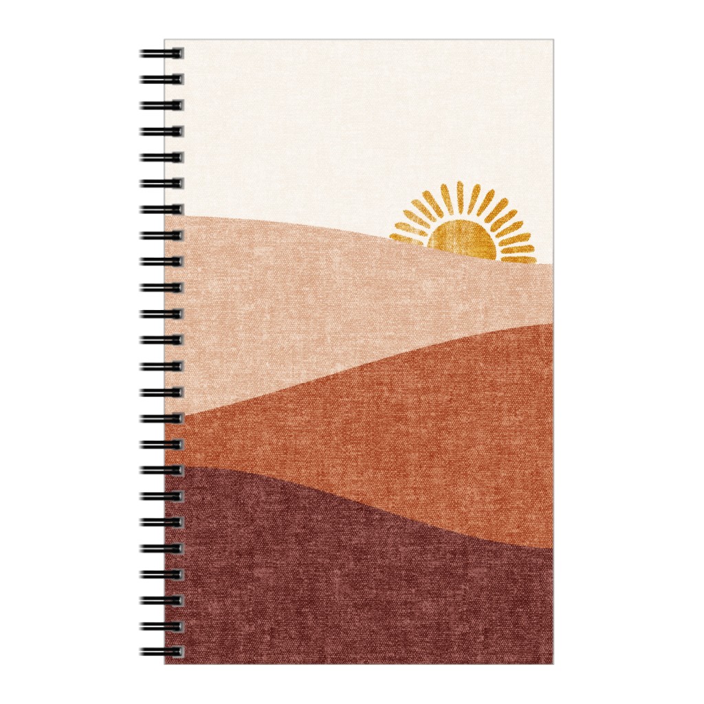 Sunrise Notebook, 5x8, Pink