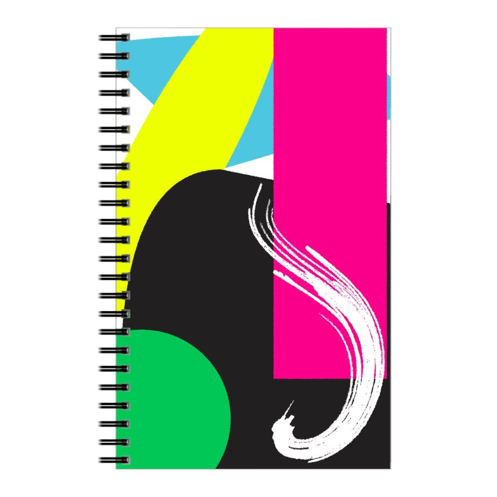 Abstract Colors Notebook, 5x8, Multicolor
