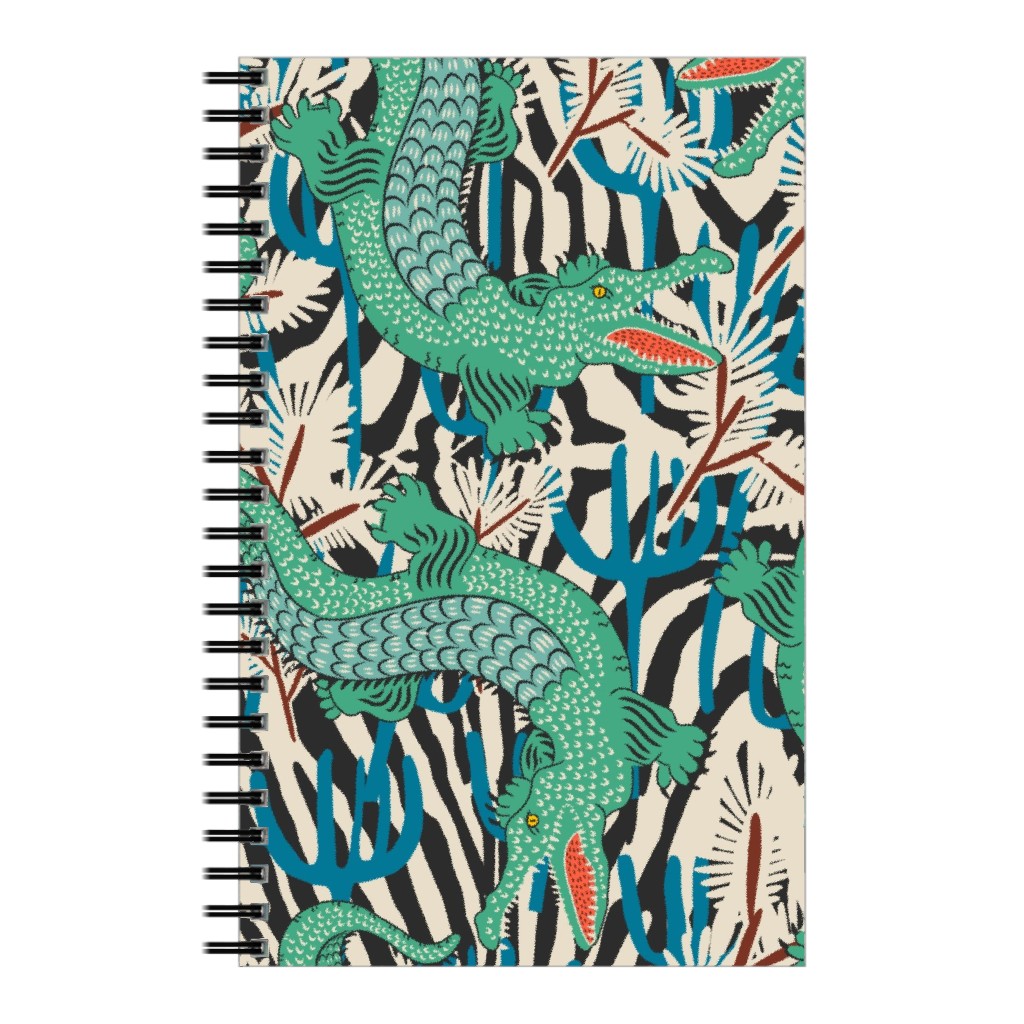 Bazaar Maxima Gator Notebook, 5x8, Green