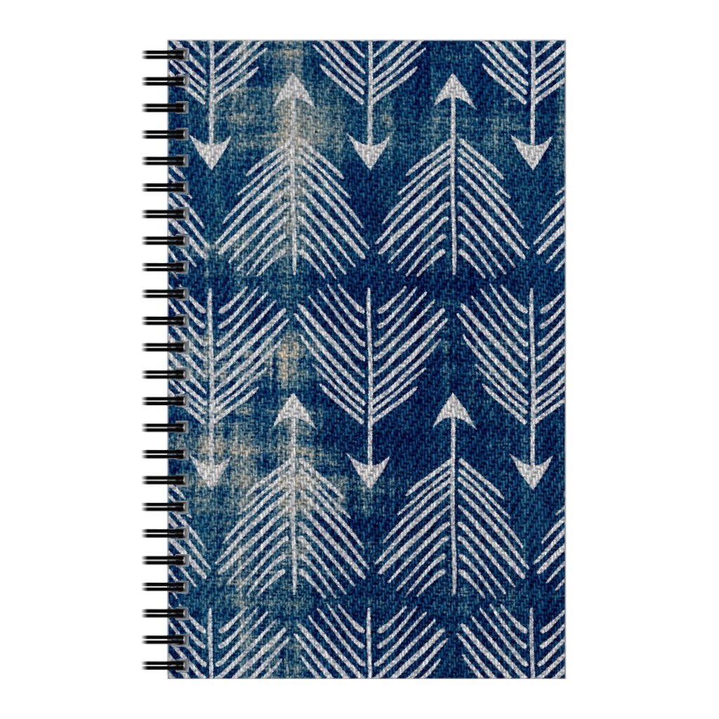 Django Arrows Notebook, 5x8, Blue, Navy