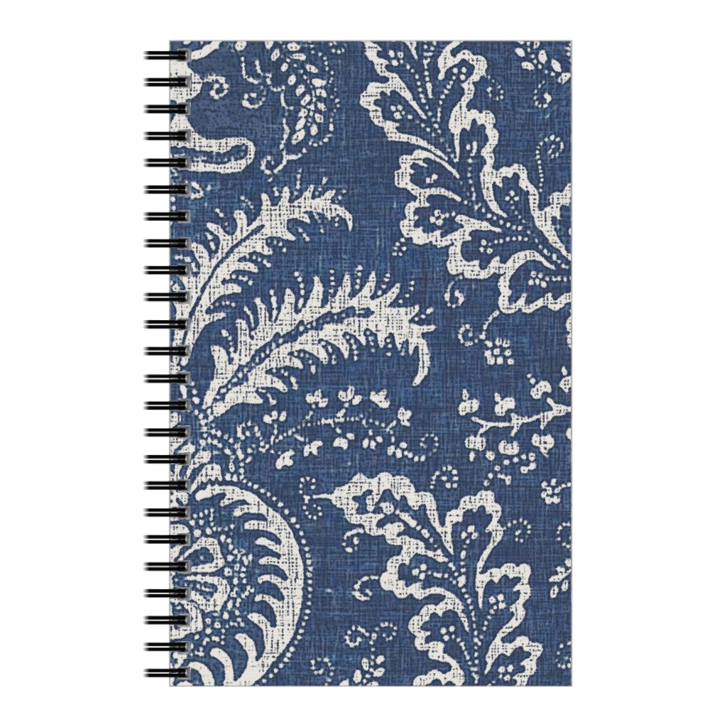 Antibes Batik - Blue Notebook, 5x8, Blue, True Blue