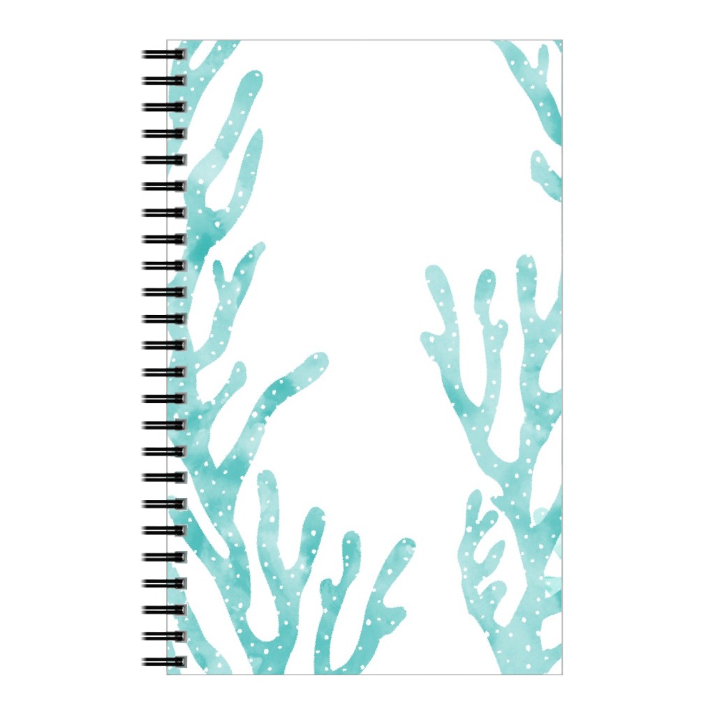 Coral Mermaid Notebook, 5x8, Blue, Catalina