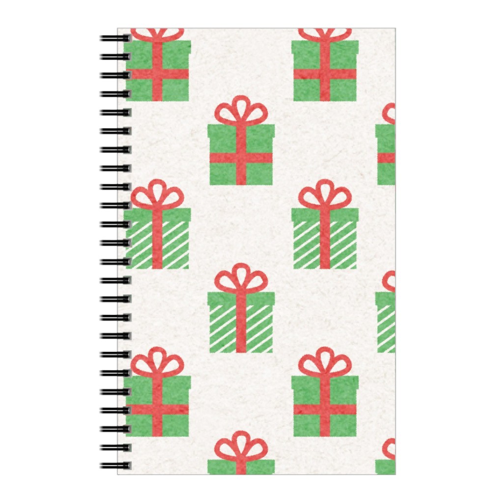 Christmas Presents Notebook, 5x8, Multicolor