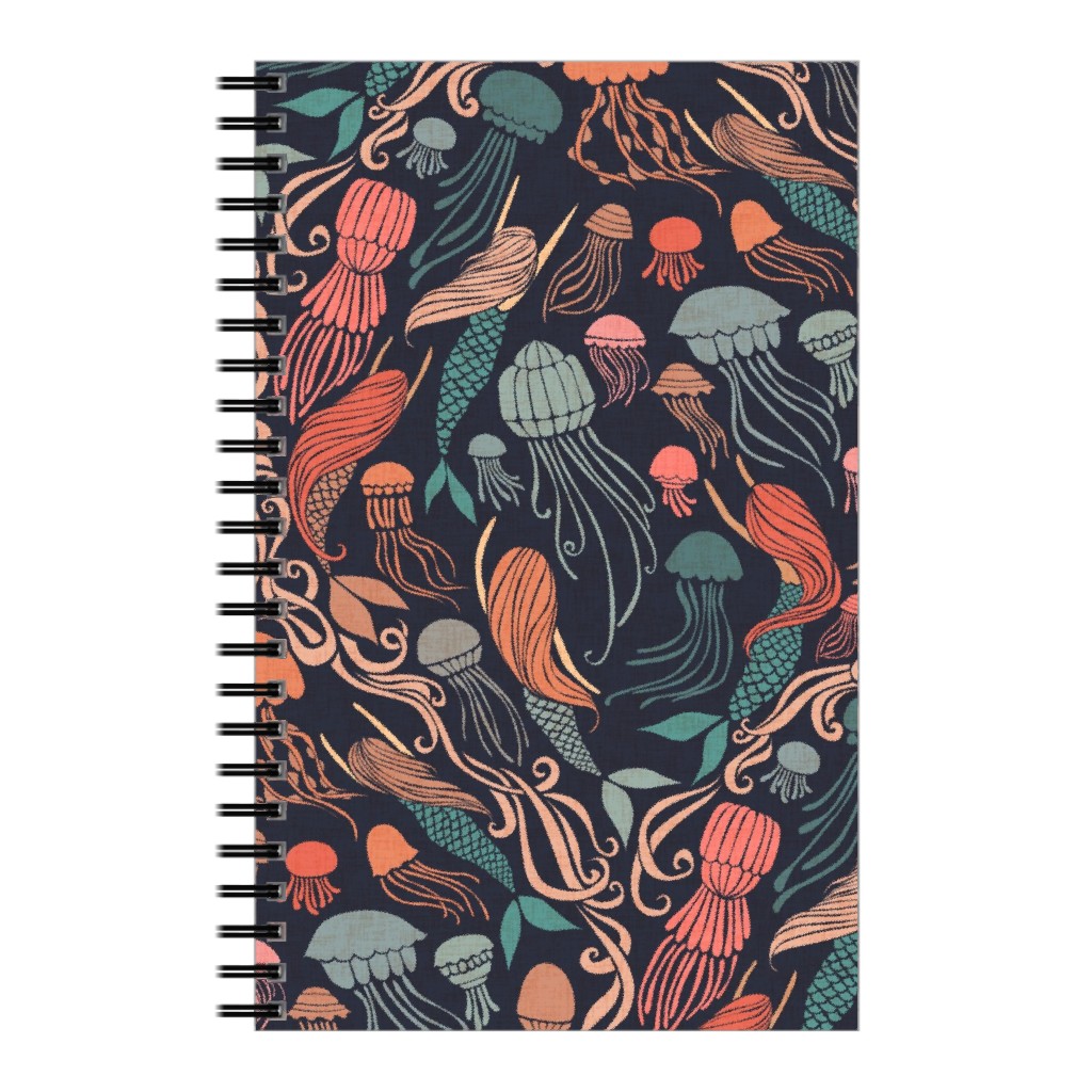 Mermaids and Jellyfish - Multi Notebook, 5x8, Multicolor