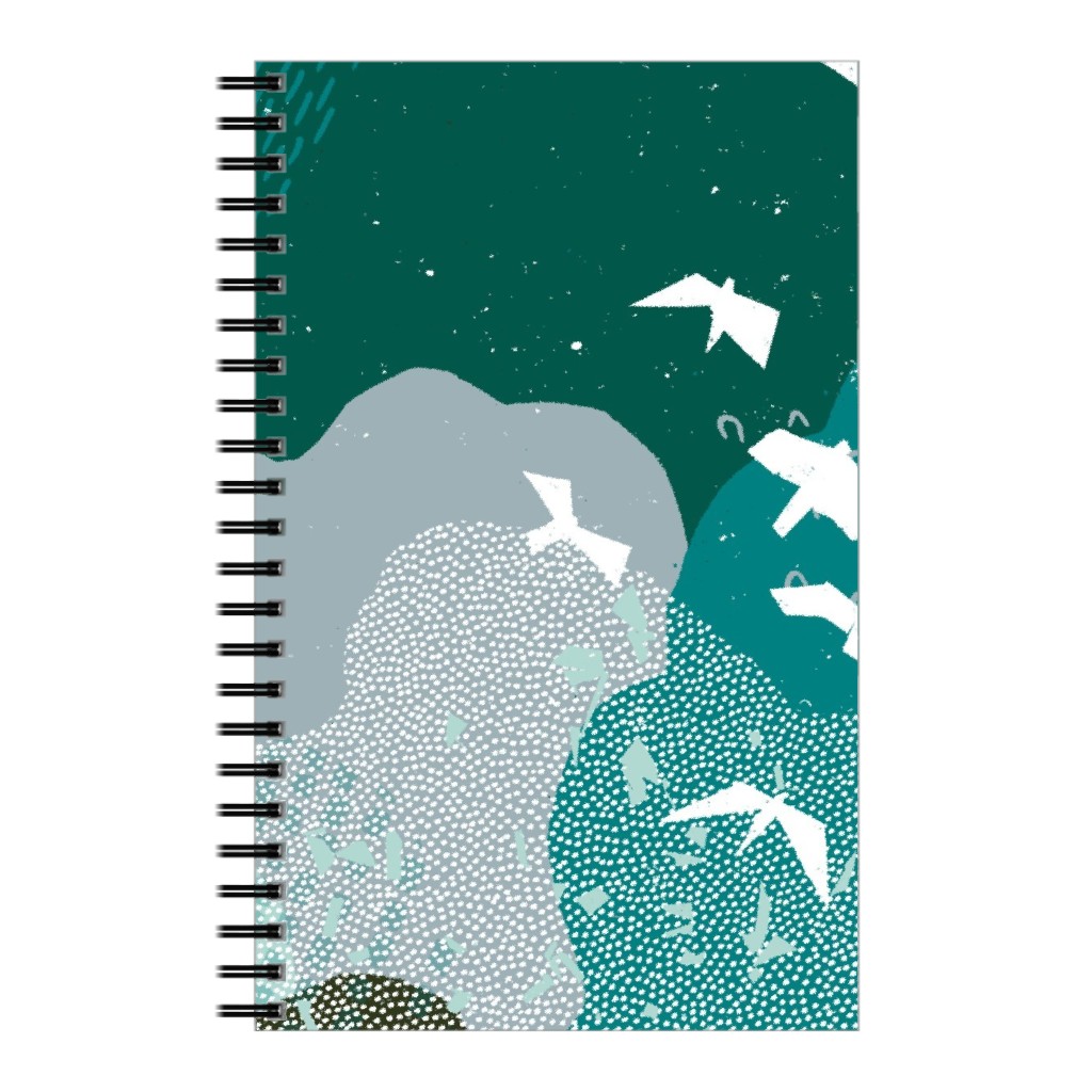 Forest Bird's Eye View - Green Notebook | Shutterfly