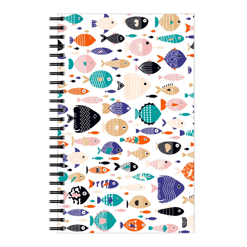 All the Fish in the Sea - Multi Notebook, 5x8, Multicolor