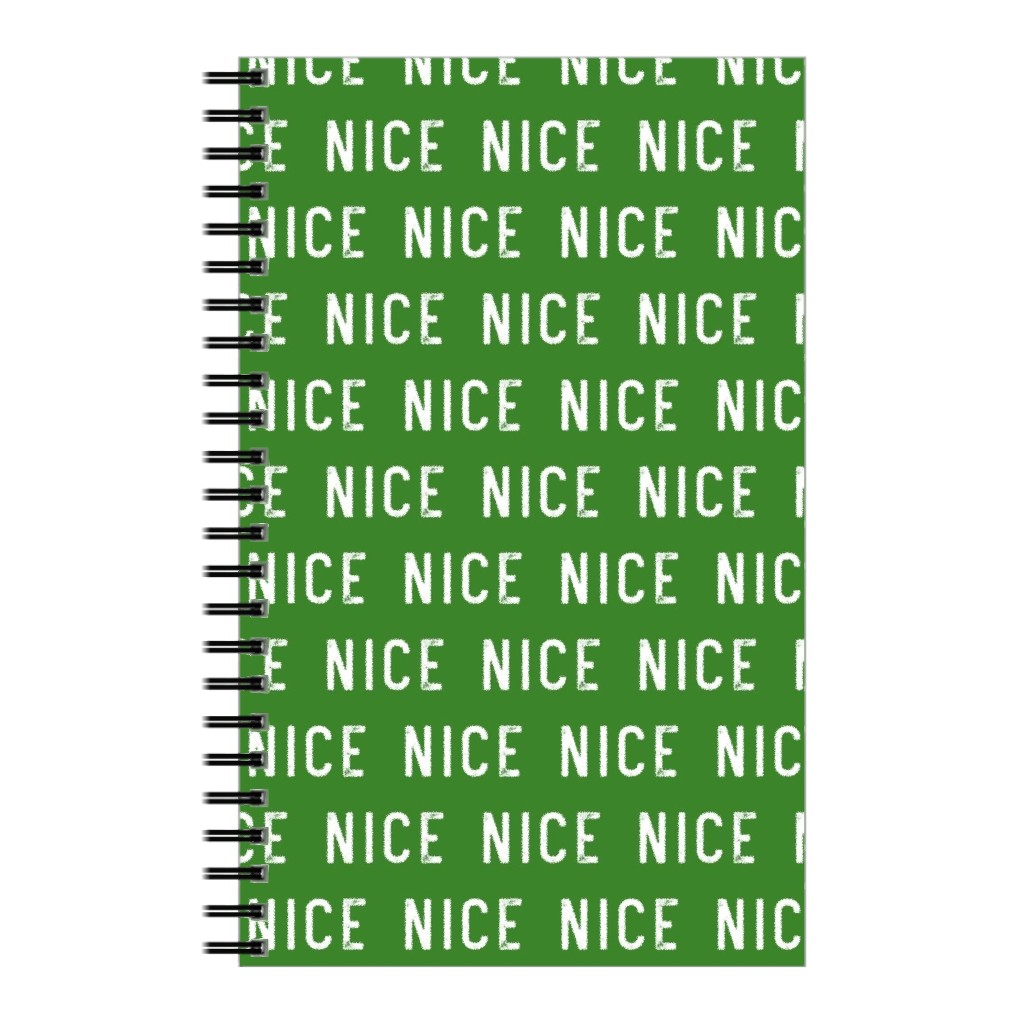 Nice - Green Notebook, 5x8, Green