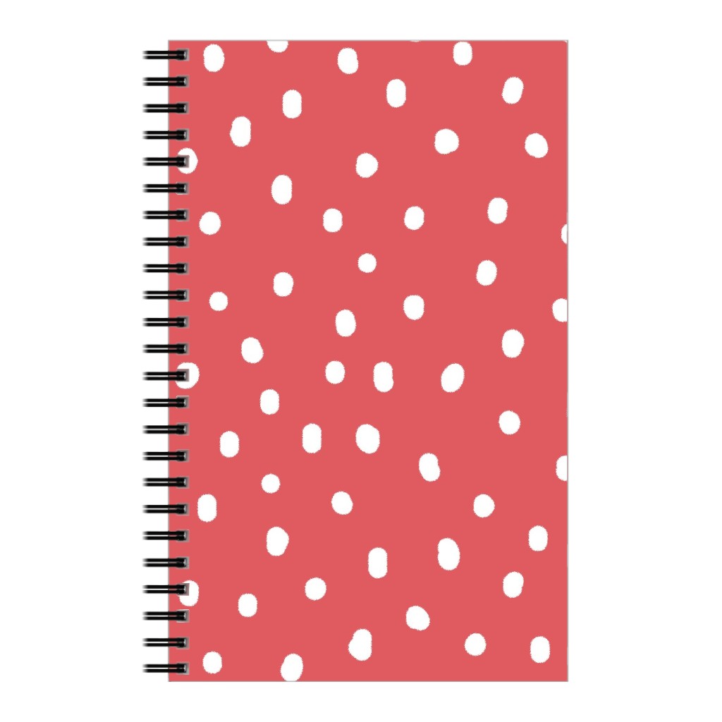 It's Snowing Notebook, 5x8, Red, Flamingo