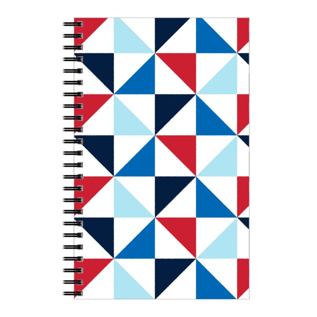 Pinwheels - Multi Notebook, 5x8, Blue