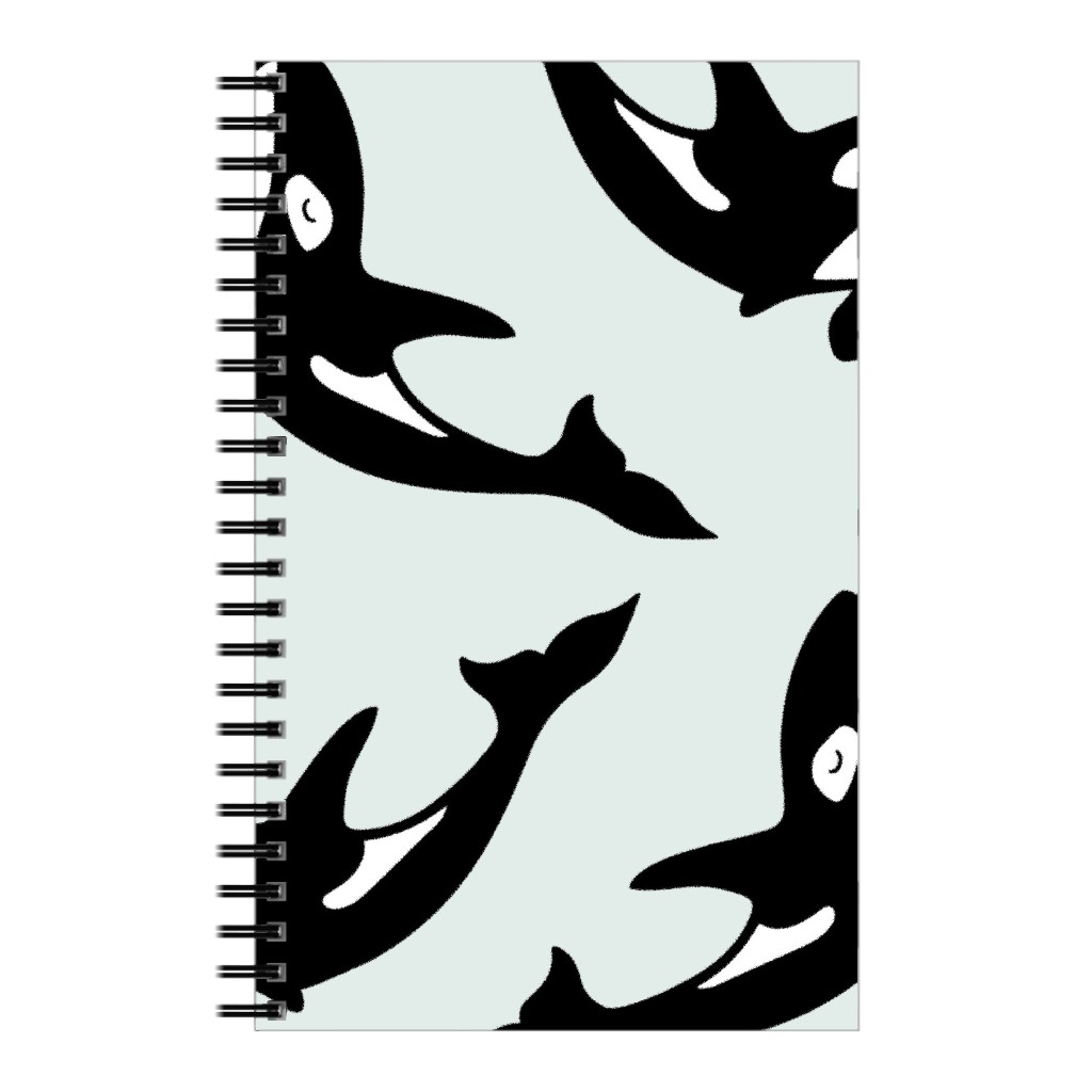 Orca Notebook, 5x8, Blue, Mist