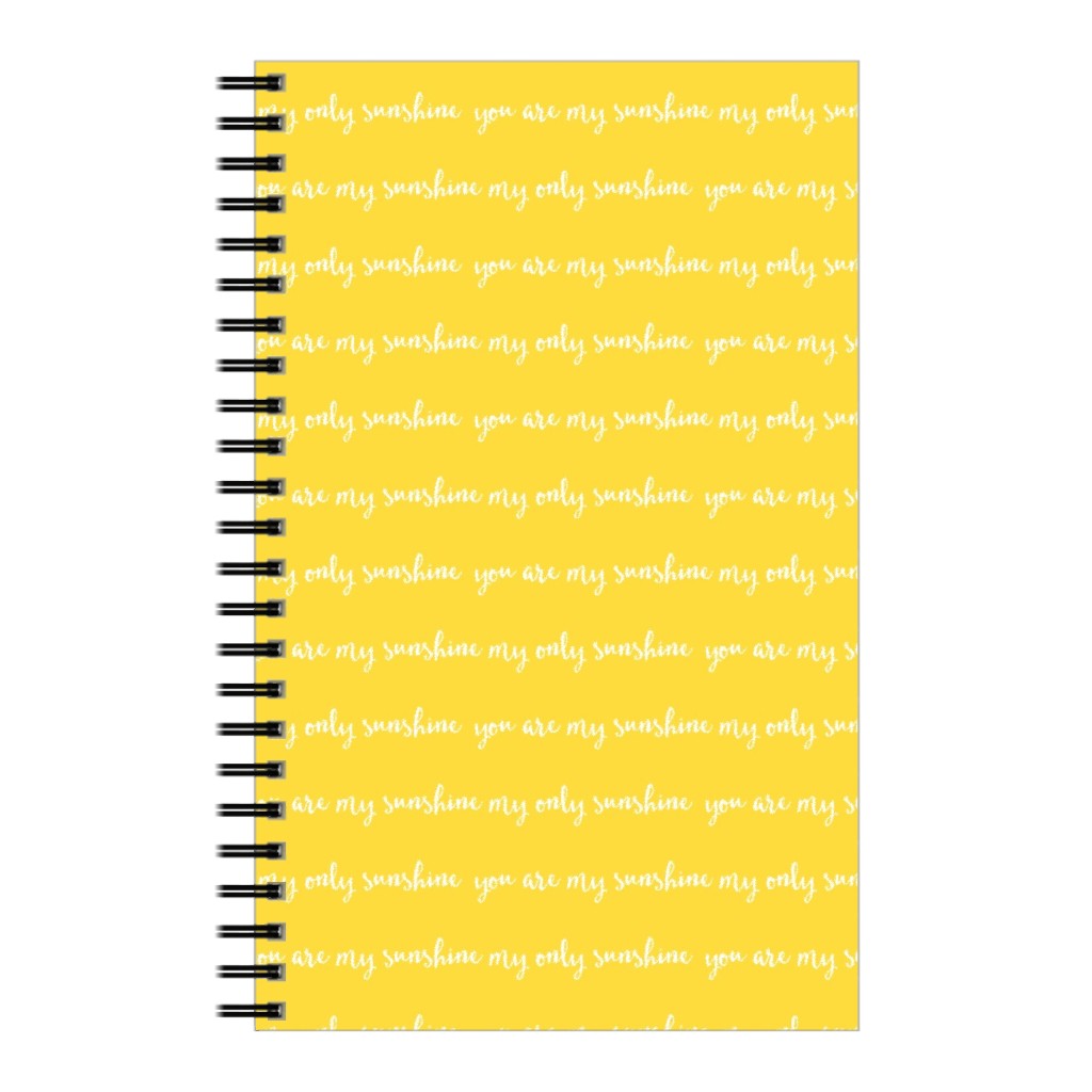 Sunshine - Yellow Notebook, 5x8, Yellow, Classic Yellow