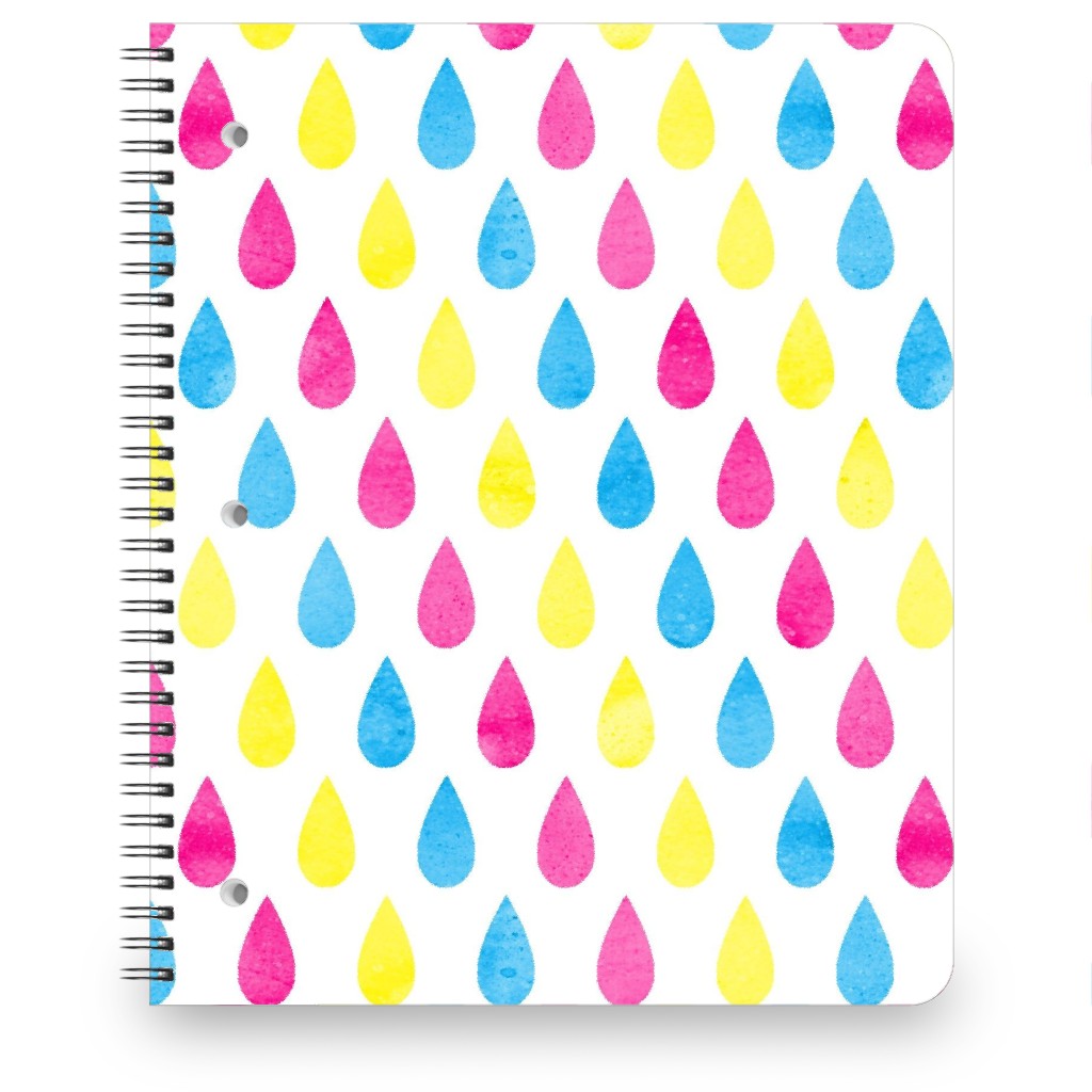 Drops Notebook, 8.5x11, Multicolor