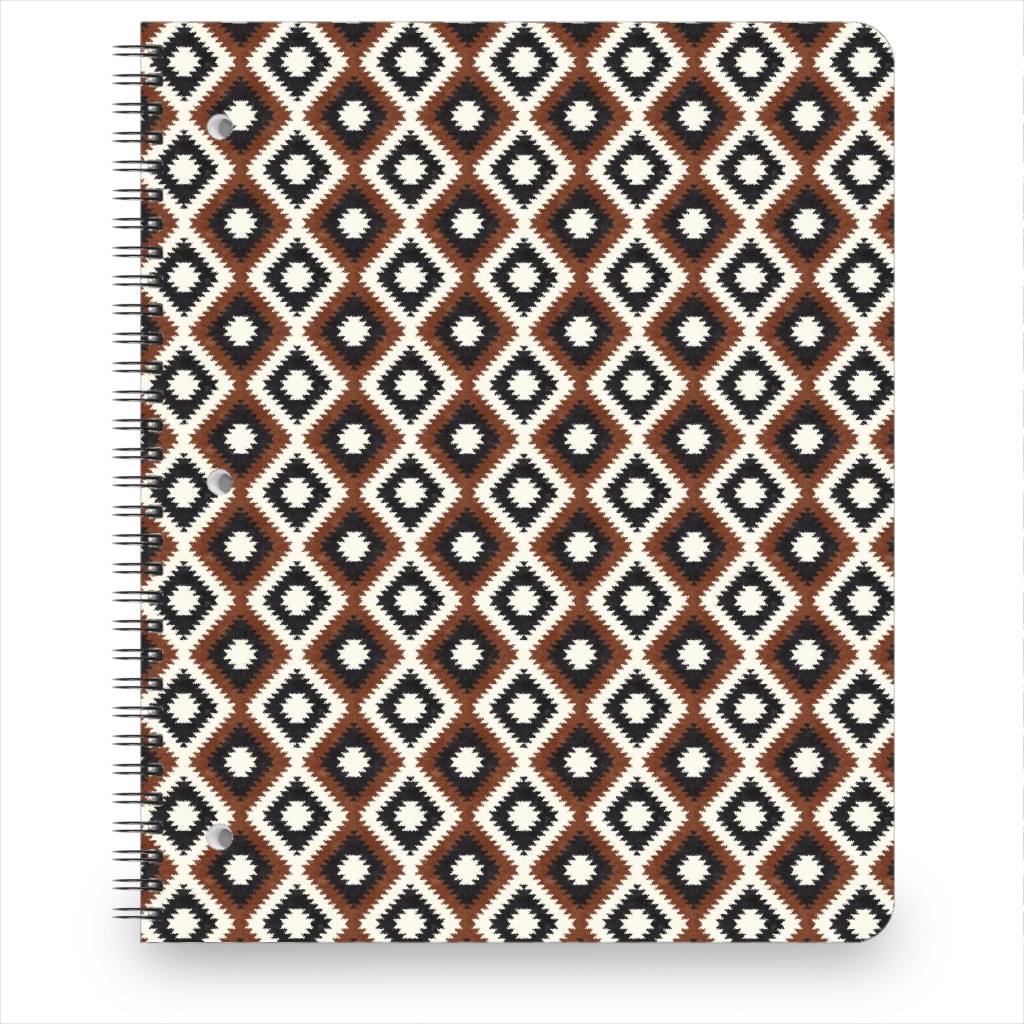 Aztec Notebook, 8.5x11, Brown