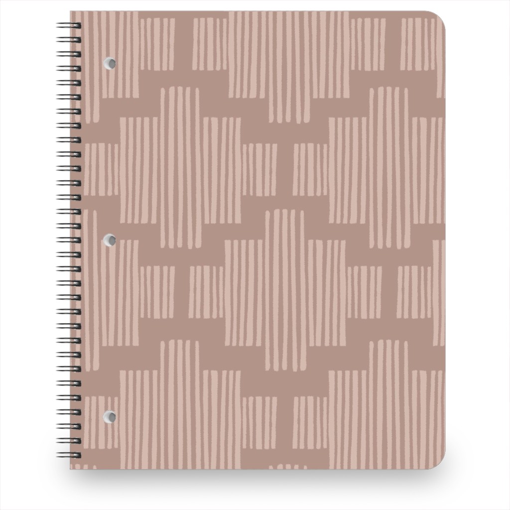 Step Into It - Dusty Rose Notebook, 8.5x11, Pink