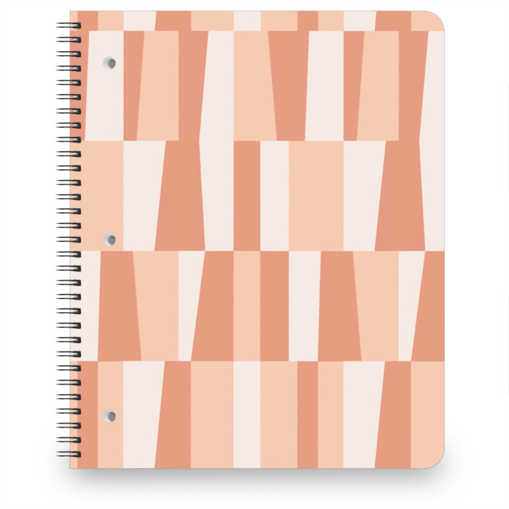 Collage Tiles - Orange Notebook, 8.5x11, Orange